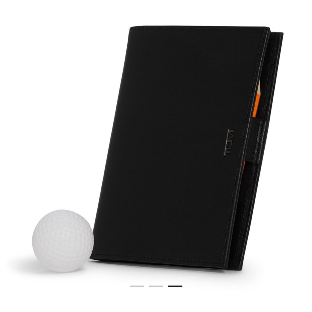 Tumi Black Golf Scorecard Holder